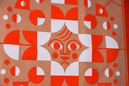 Abstract Sun Camp Flag • Tad Carpenter x Oxford Pennant