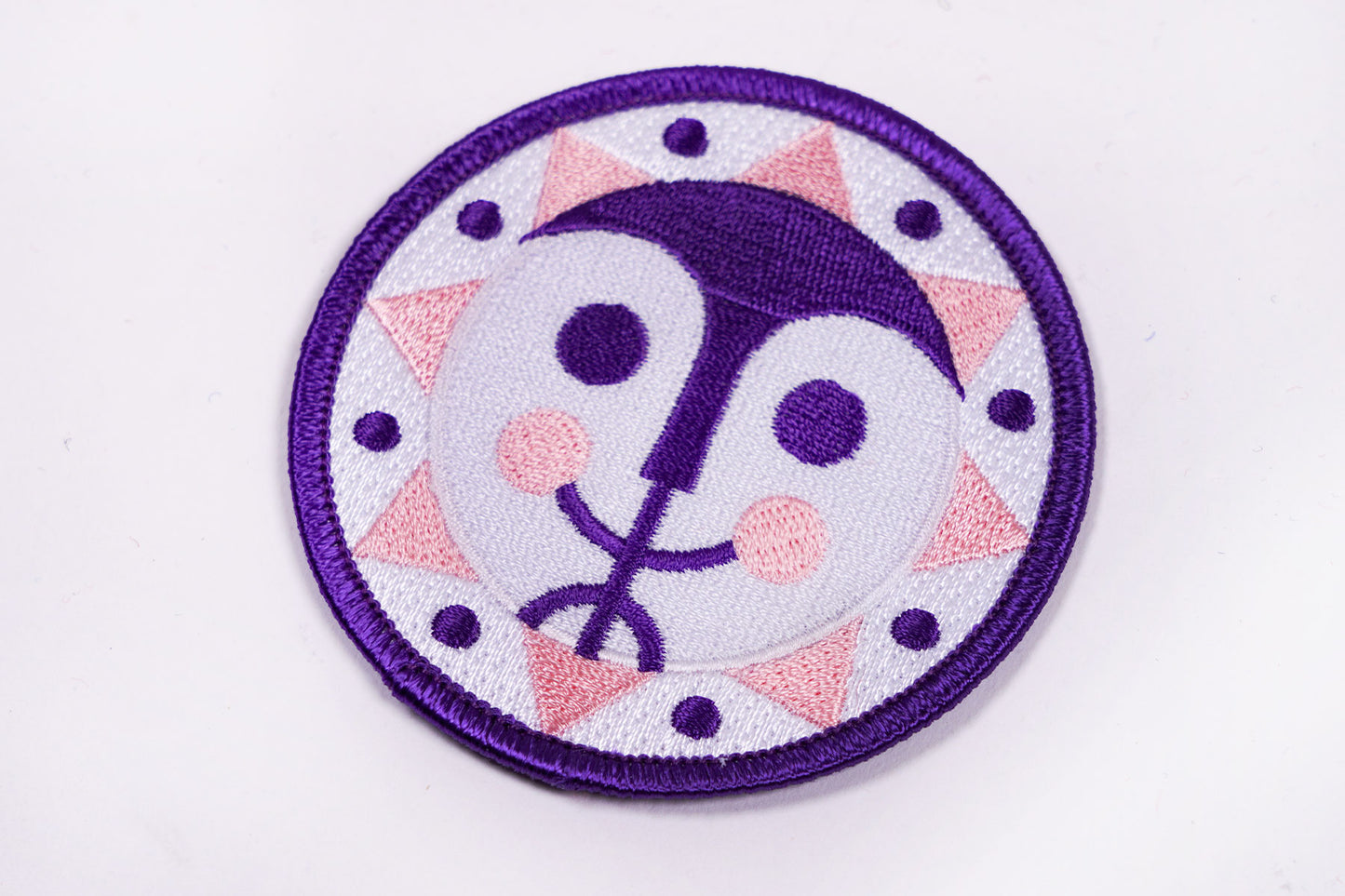 Purple Sun Embroidered Patch • Tad Carpenter x Oxford Pennant