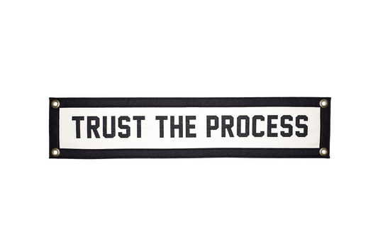 Trust The Process Camp Flag